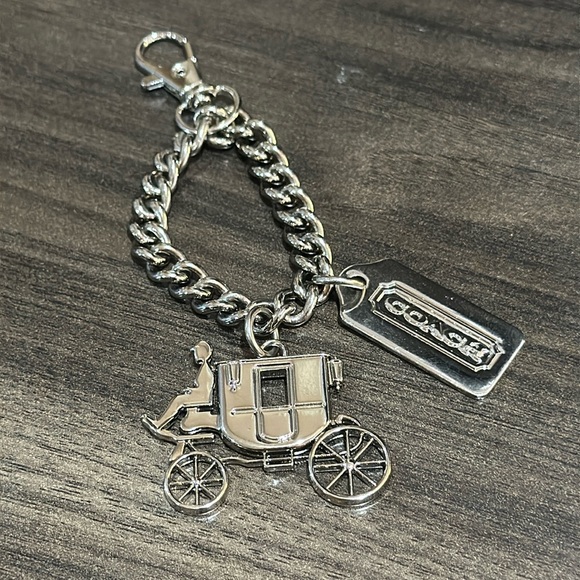 Coach Accessories - Coach Carriage Bag Charm - Silver